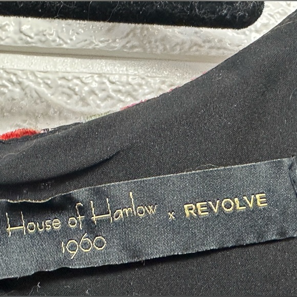 House of Harlow flowered dress size large - Picture 3 of 5